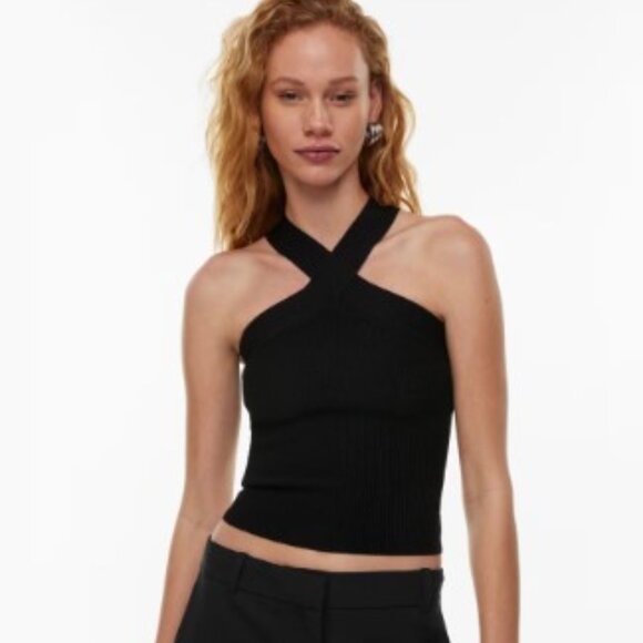 Babaton - Sculpt Knit Criss Cross Fit Tank - Size M - Picture 8 of 11